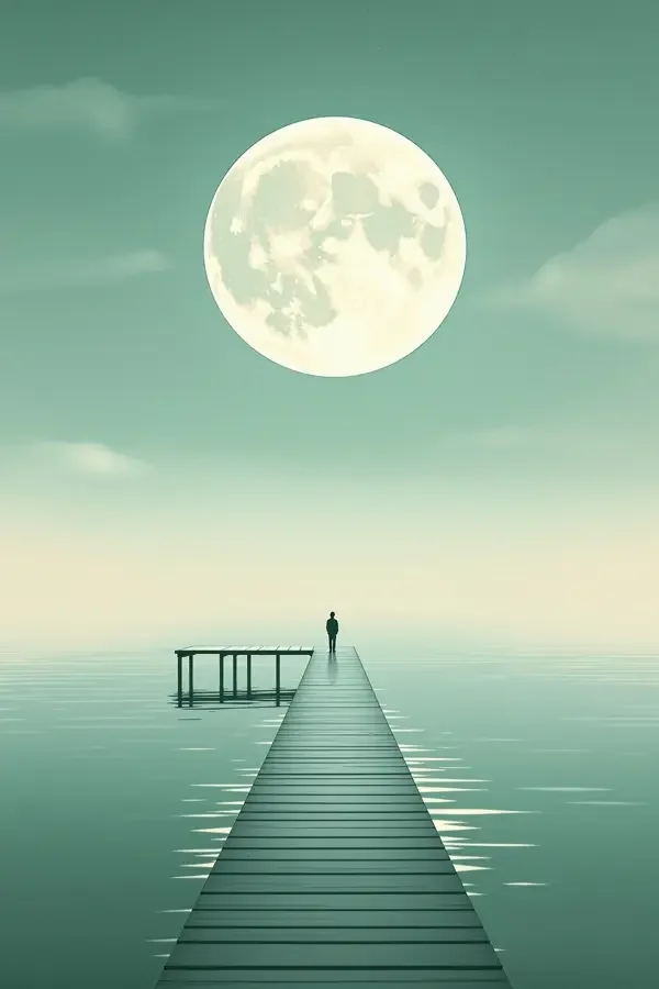 月落无声